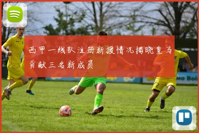 西甲一线队注册新援情况揭晓皇马贡献三名新成员